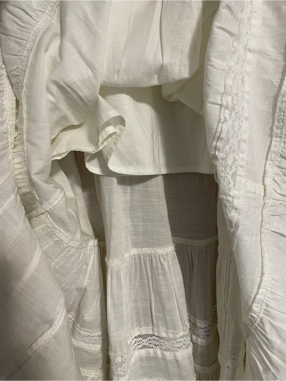 BP Cottagecore Tiered Eyelet Crochet Maxi Skirt - Picture 3 of 7